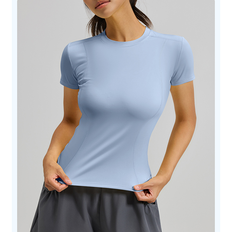 Women Slim Fit Yoga T-Shirt Qu - đánh giá và giá T Shirt Tight Fit
