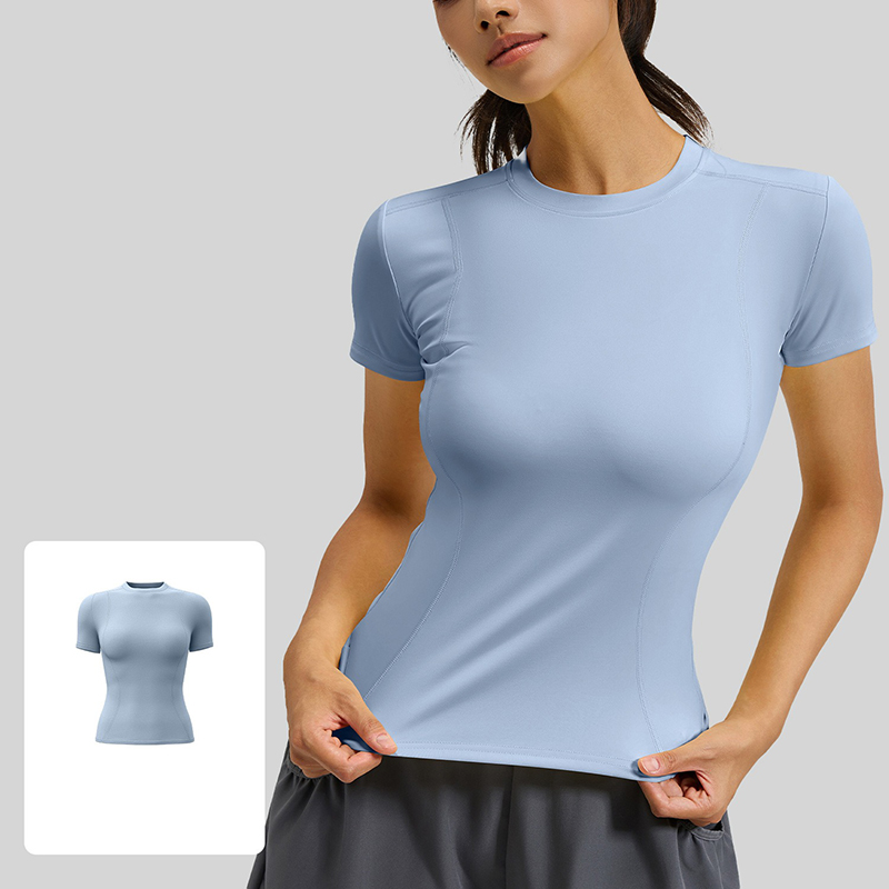Women Slim Fit Yoga T-Shirt Qu - đánh giá và giá T Shirt Tight Fit