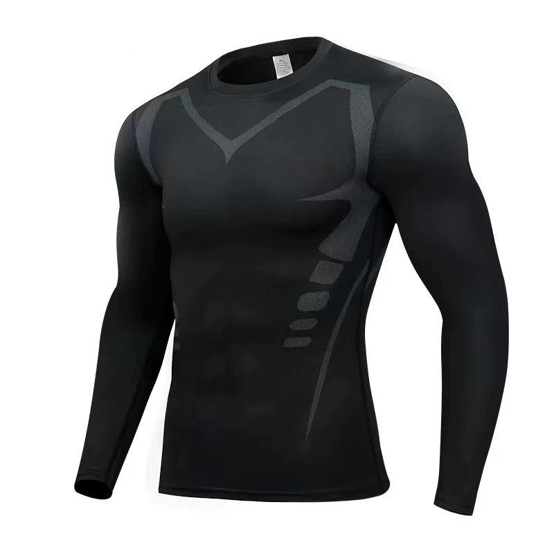 Men's long sleeved sports T-sh - đánh giá và giá T Shirt Tight Fit